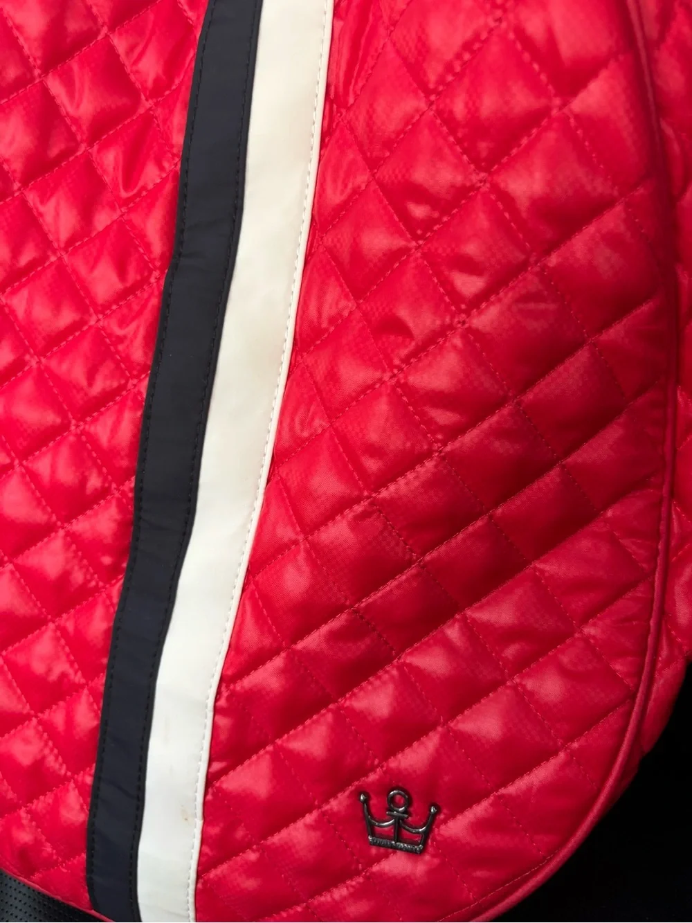 Oliver Thomas 24+7 Tennis Backpack Quilted. Red